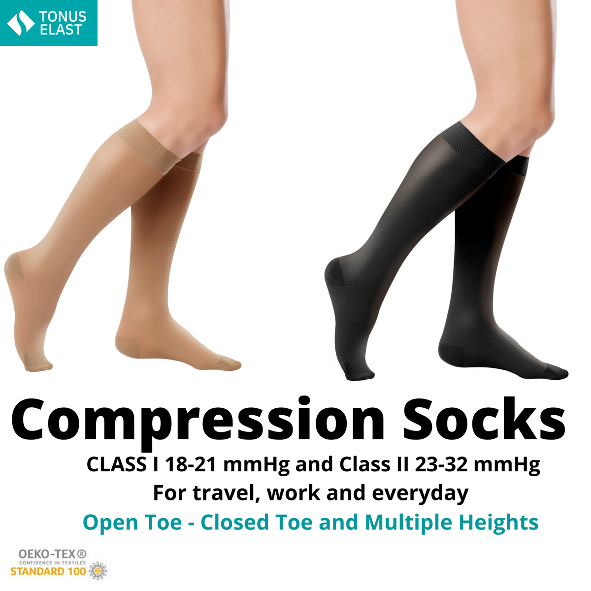 Tonus Elast Compression Socks and Stockings – FlexaMed