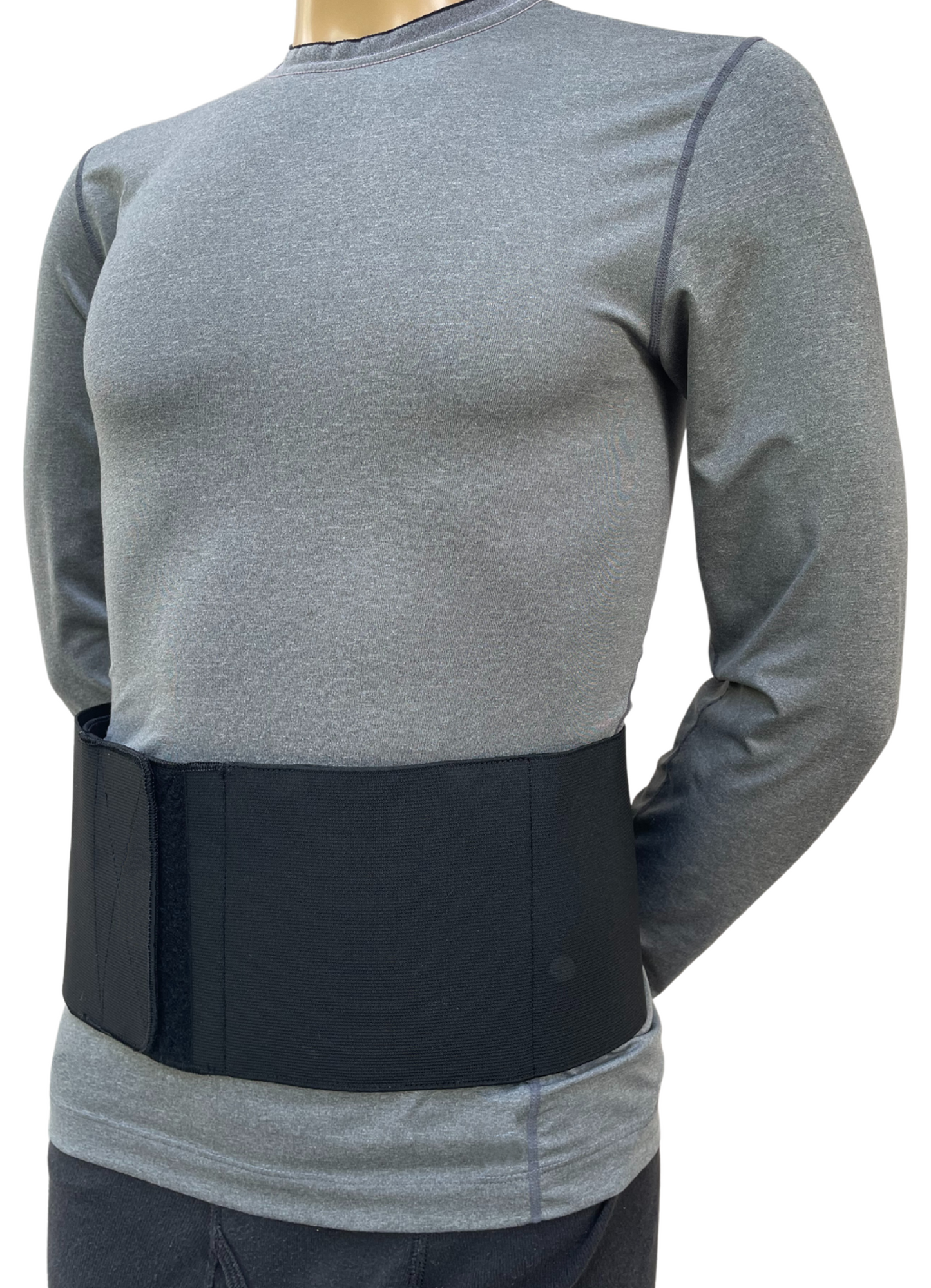 FlexaMed Umbilical Navel Hernia Belt - 6, 8 or 10 Inch Width - Black or White | Made in USA