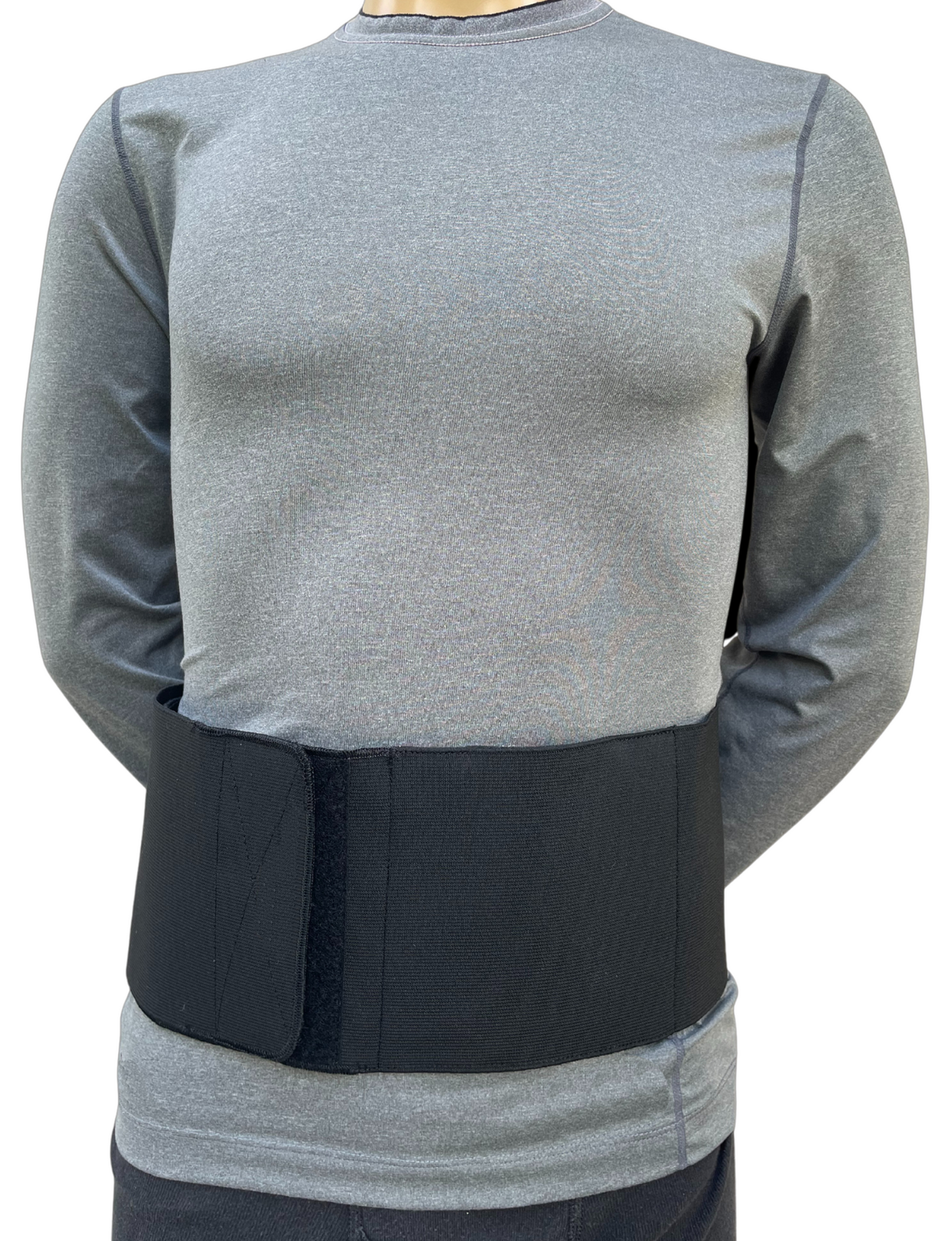 FlexaMed Umbilical Navel Hernia Belt - 6, 8 or 10 Inch Width - Black or White | Made in USA