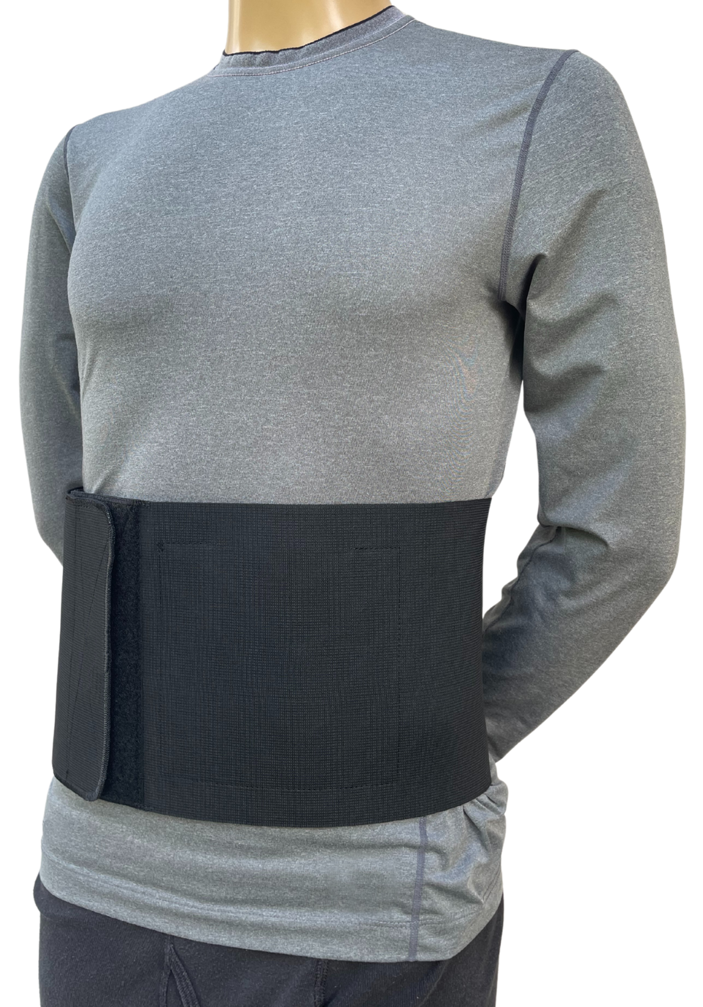 FlexaMed Umbilical Navel Hernia Belt - 6, 8 or 10 Inch Width - Black or White | Made in USA
