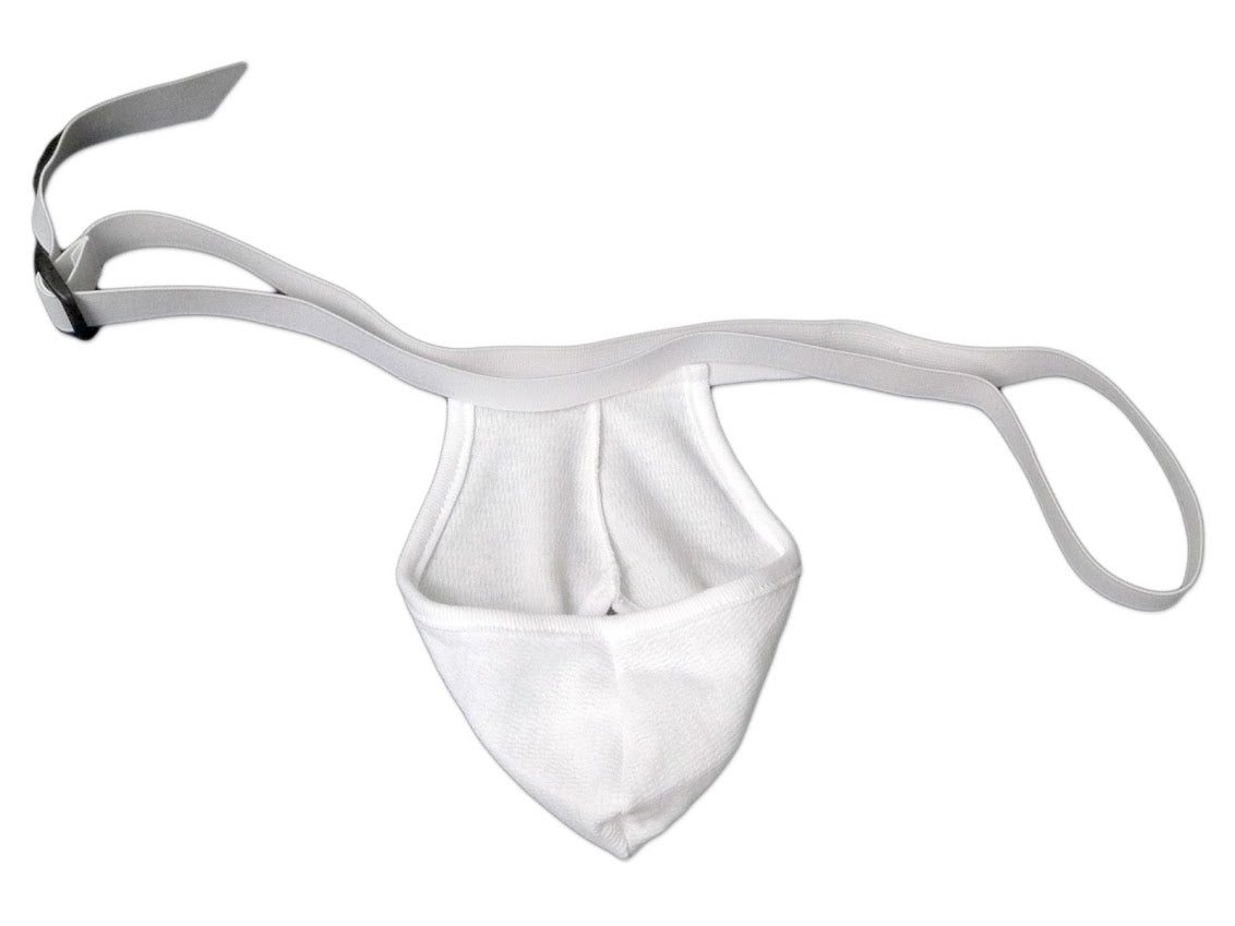 Flexamed Hernia Gear Suspensory Scrotal Support | For Enlarged Scrotum, Hydrocele, Prostate and Vasectomy Relief | With or Without Leg Straps