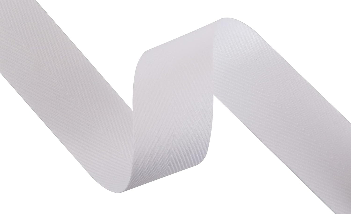 NEK Herringbone Twill Tape Cotton Ribbon 1" x 72 yards Medium Weight Cotton - Non-Rolled
