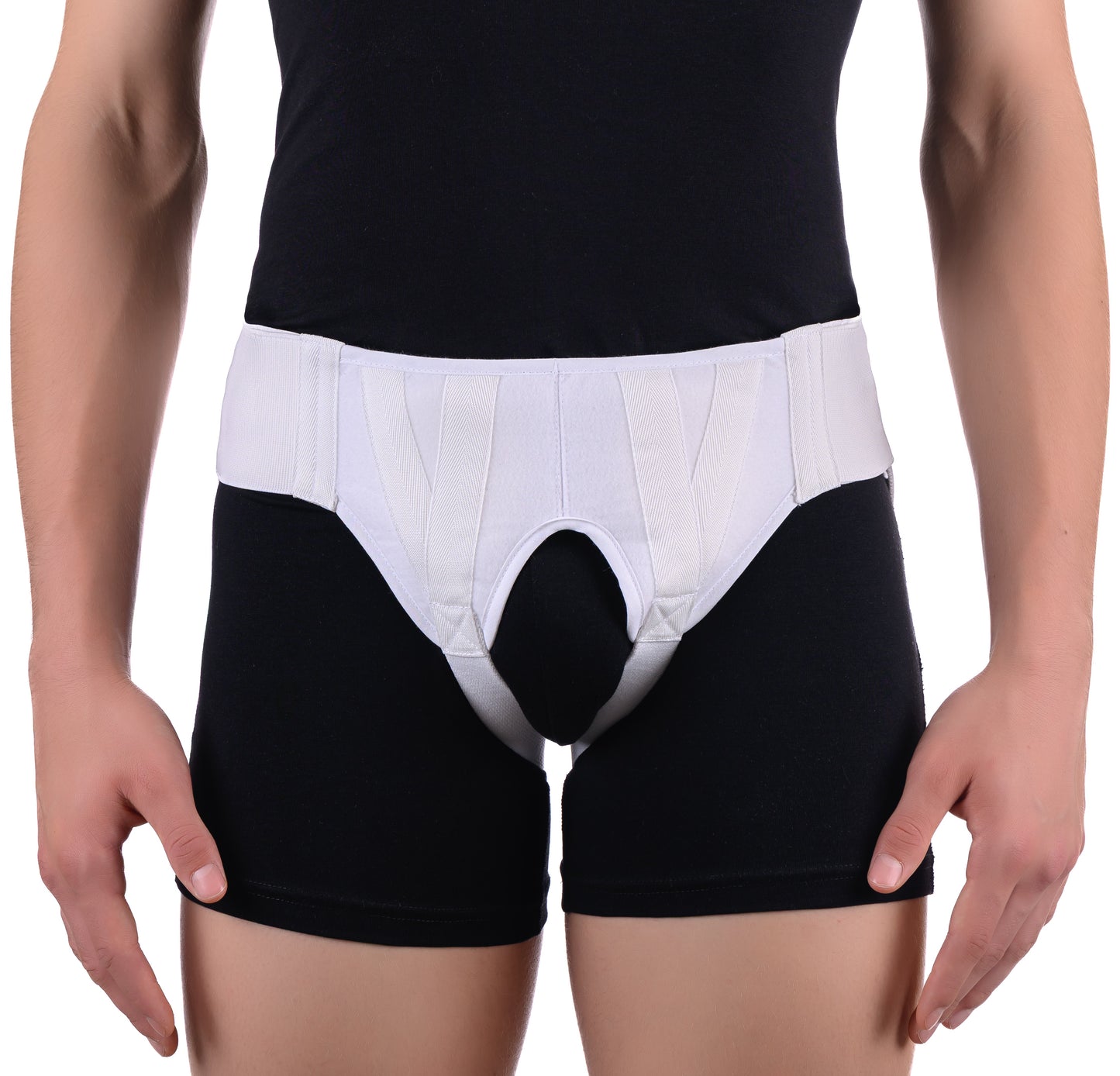 FlexaMed Inguinal Hernia Groin Belt | Made in the USA | Left, Right or Bilateral Inguinal Hernia Compression
