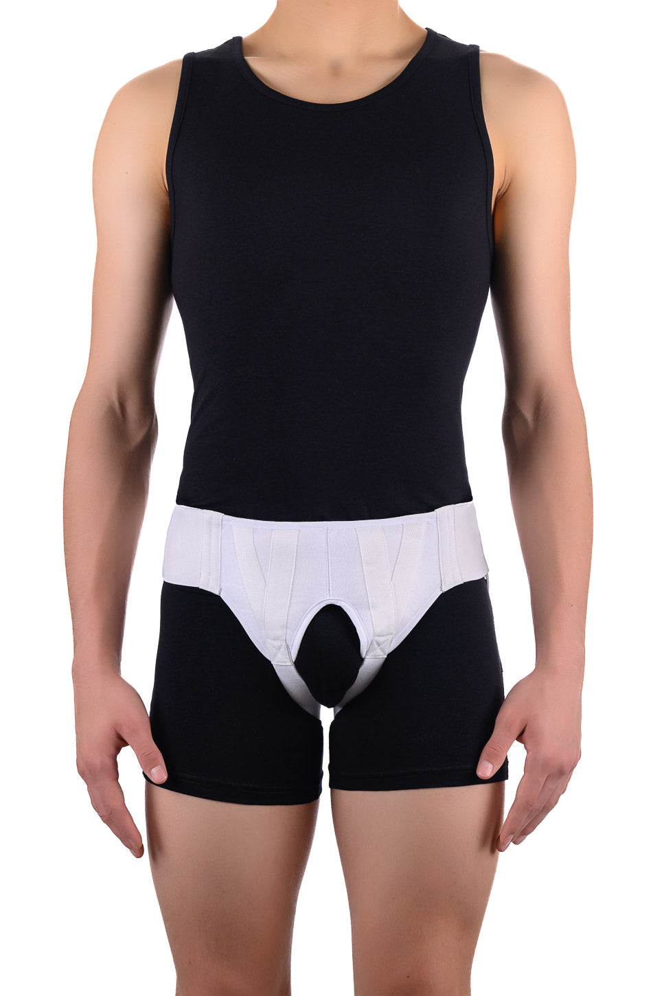 FlexaMed Inguinal Hernia Groin Belt | Made in the USA | Left, Right or Bilateral Inguinal Hernia Compression