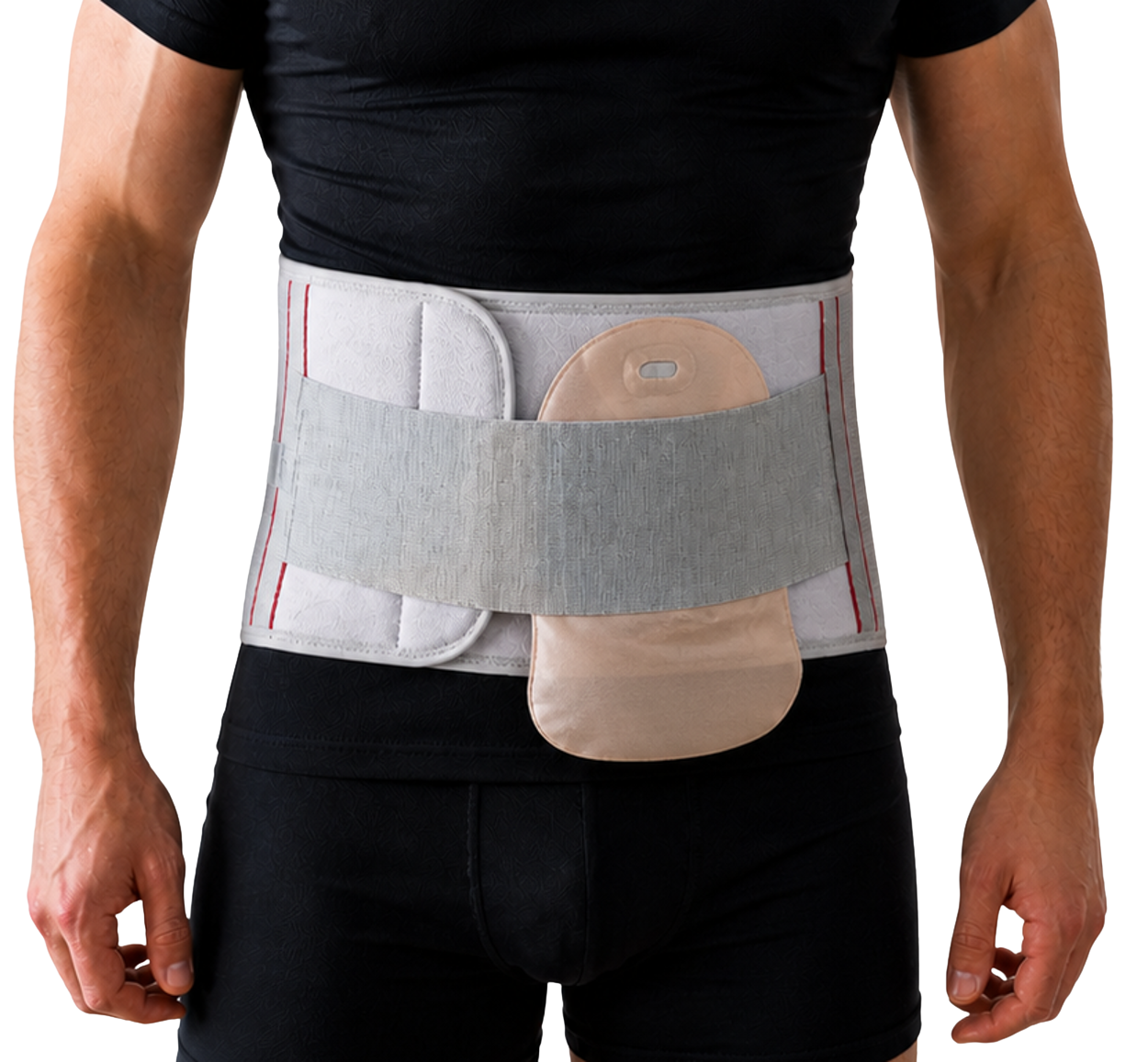 FlexaMed Ostomy Belt – Adjustable Ostomy Pouch Support Belt for Men & Women