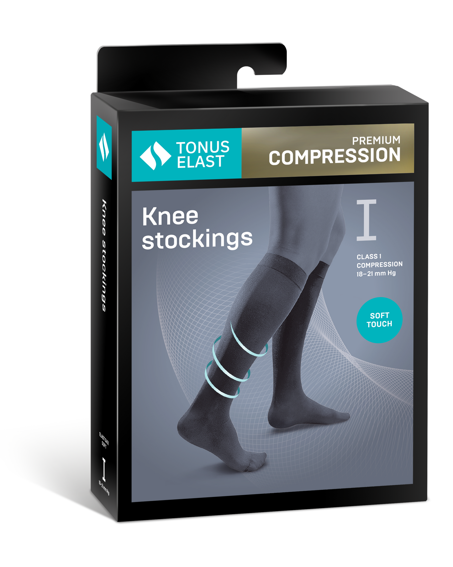 Tonus Elast Extra Soft Knee-High Medical Compression Stockings - Closed Toe - Unisex - 18-21 mmHg Class I