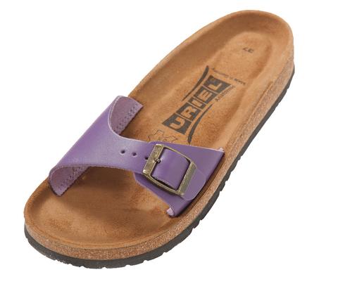 Anatomic Natural Cork Leather One-Strap Sandals
