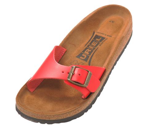 Anatomic Natural Cork Leather One-Strap Sandals