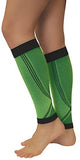 Sold by Flexamed. Green Tonus Elast Activ for athletes.  Ankle to Knee, open foot,  Regular and Tall sizes available.  Enhances proprioception, improves circulation and reduces vibration on recovering muscle tissue. Ideal protection for sports performance and athletic training. Increased circulation and improved blood flow.  Increase oxygen to muscle tissue.  Sold as a pair by FlexaMed for weekend warriors. 