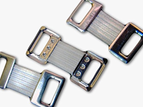 FlexaMed Metal with Elastic Stretch Clips for Elastic Bandages. FlexaMed offers replacement clips! Always keep a stash of replacement clips handy for athletes, physical therapy or at home for aches and pains. Clips elásticos elásticos con aluminio. Physical Therapy Supply