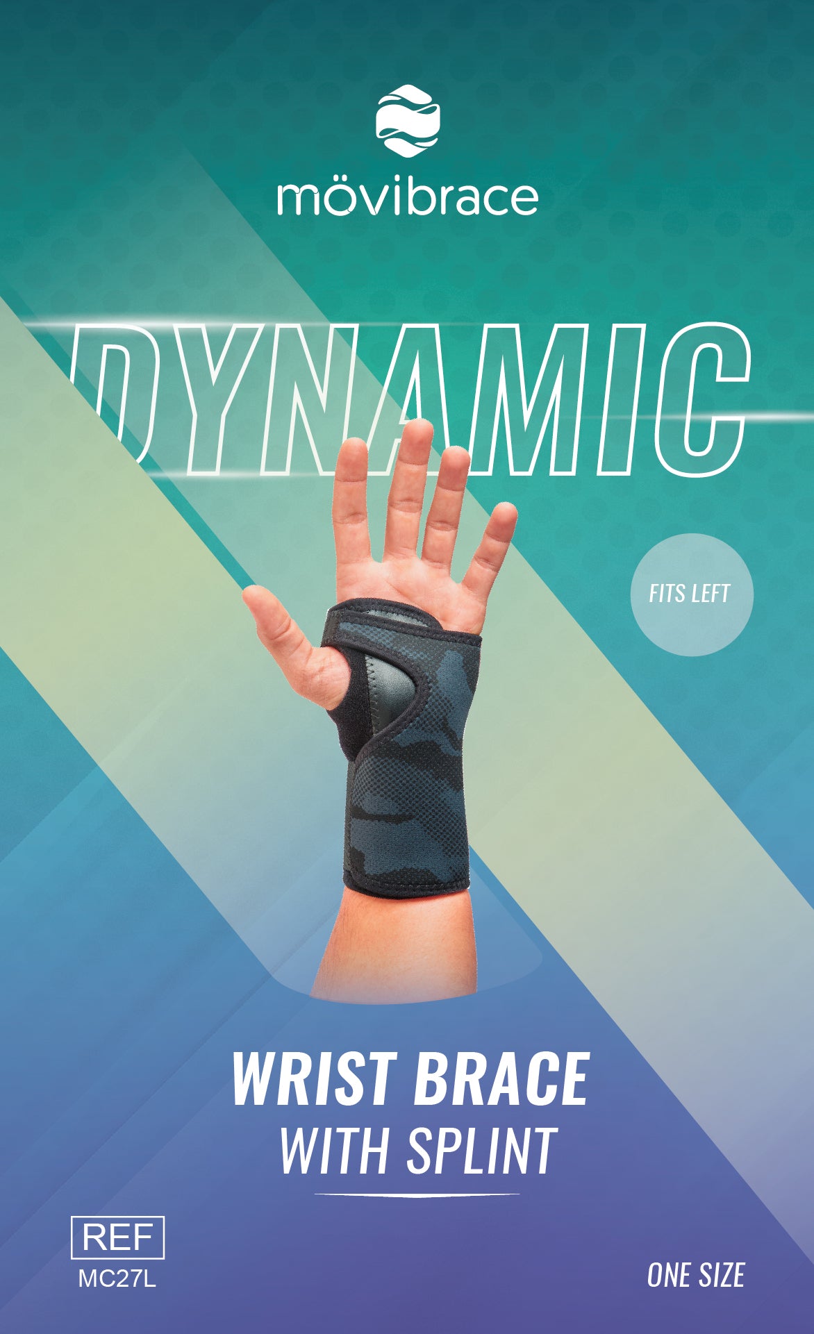 Mövibrace Dynamic Wrist Splint Brace - Available in Right or Left