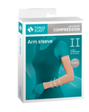 The Medical Class II 23-32 mmHg Lymphedema sleeve provides graduated compression and manages swelling from breast cancer surgery, radiation therapy burns, lymph outflow disorders The Class 2 compression sleeve promotes healing after tissue removal, trauma, prophylaxis, fracture, lymphangitis. Comfortable, easy to put on, stays in place Conforms to STANDARD 100 by OEKO-TEX®  Class II / Class 2  Tonus Elast sold by FlexaMed