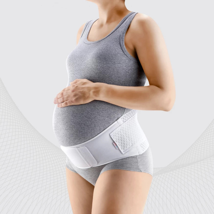 Tonus Elast Gerda Air Maternity Support Belt sold by Flexamed. Abdominal Support during pregnancy and post partum. Belly support. Belly Band. Maternal Health. diastasis recti .Breathable material. Helps relieve lower back pain during pregnancy. Perforated Air mesh, breathable material keeps you cool. Adjustable Velcro straps adapt to your growing belly.