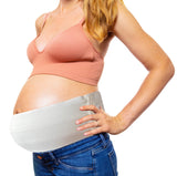 FlexaMed MaternaBelt preganancy support belt is one of our most popular abdominal and lower back pregnancy support belts. It's specifically designed to alleviate lower back pain and discomfort due to pregnancy by supporting the lumbar and abdominal regions. The MaternaBelt - Stretch promotes correct posture and balance allowing you to maintain an active lifestyle. It also helps reduce the risk of stretch marks. A side Velcro adjustment allows for proper fit at all stages of pregnancy. Soft, flexible fabric.