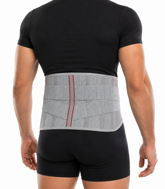 Lauma Medical Back Brace with Dual Compression Straps - Lumbar Support
