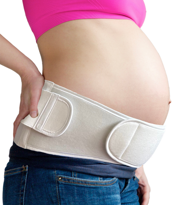 FlexaMed MaternaBelt preganancy support belt is one of our most popular abdominal and lower back pregnancy support belts. It's specifically designed to alleviate lower back pain and discomfort due to pregnancy by supporting the lumbar and abdominal regions. The MaternaBelt - Stretch promotes correct posture and balance allowing you to maintain an active lifestyle. It also helps reduce the risk of stretch marks. A side Velcro adjustment allows for proper fit at all stages of pregnancy. Soft, flexible fabric.