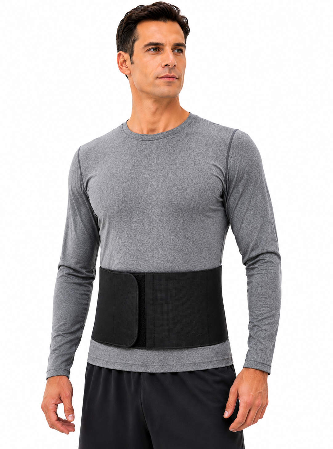 FlexaMed Umbilical Navel Hernia Belt - 6, 8 or 10 Inch Width - Black or White | Made in USA