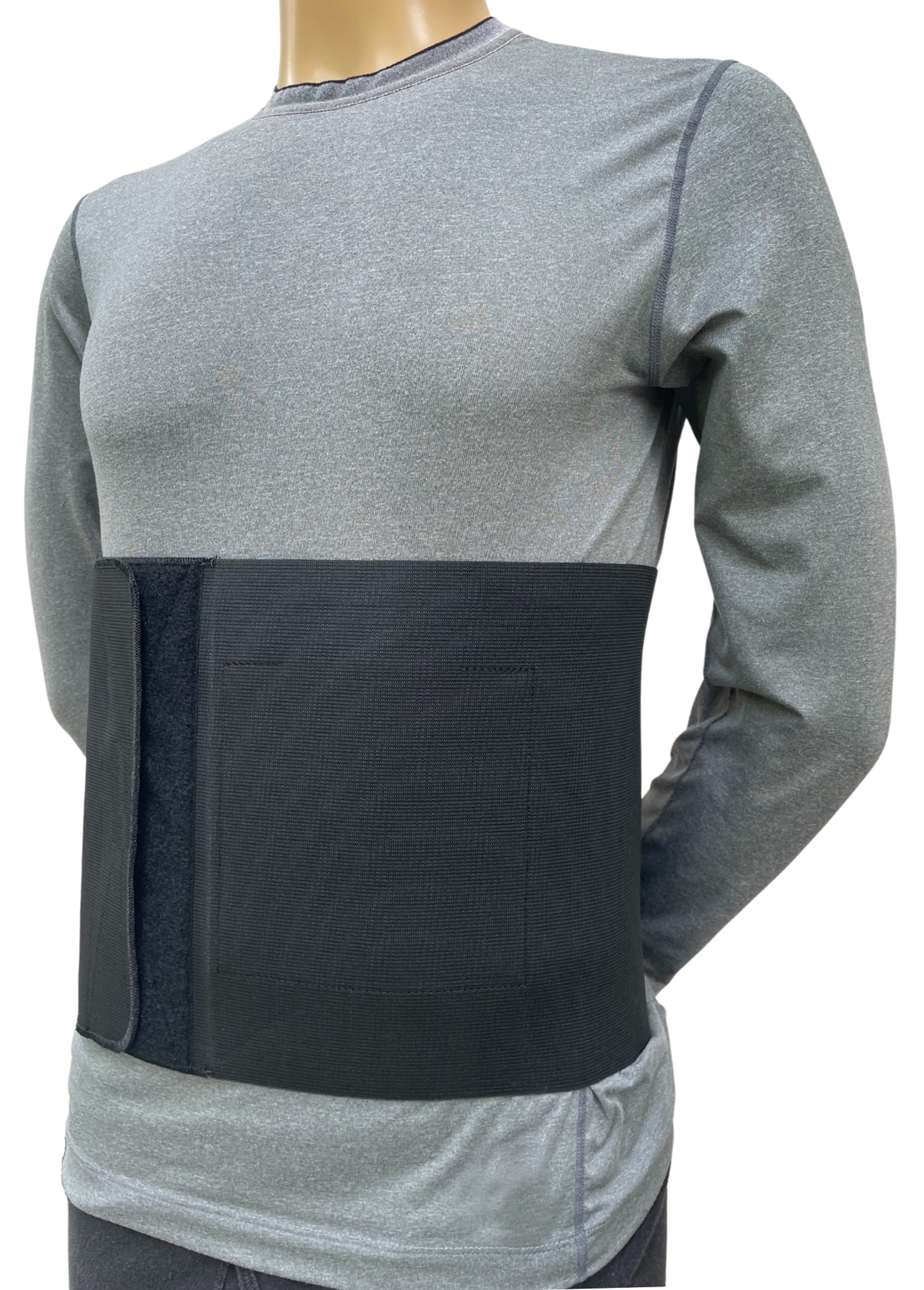 FlexaMed Umbilical Navel Hernia Belt - 6, 8 or 10 Inch Width - Black or White | Made in USA