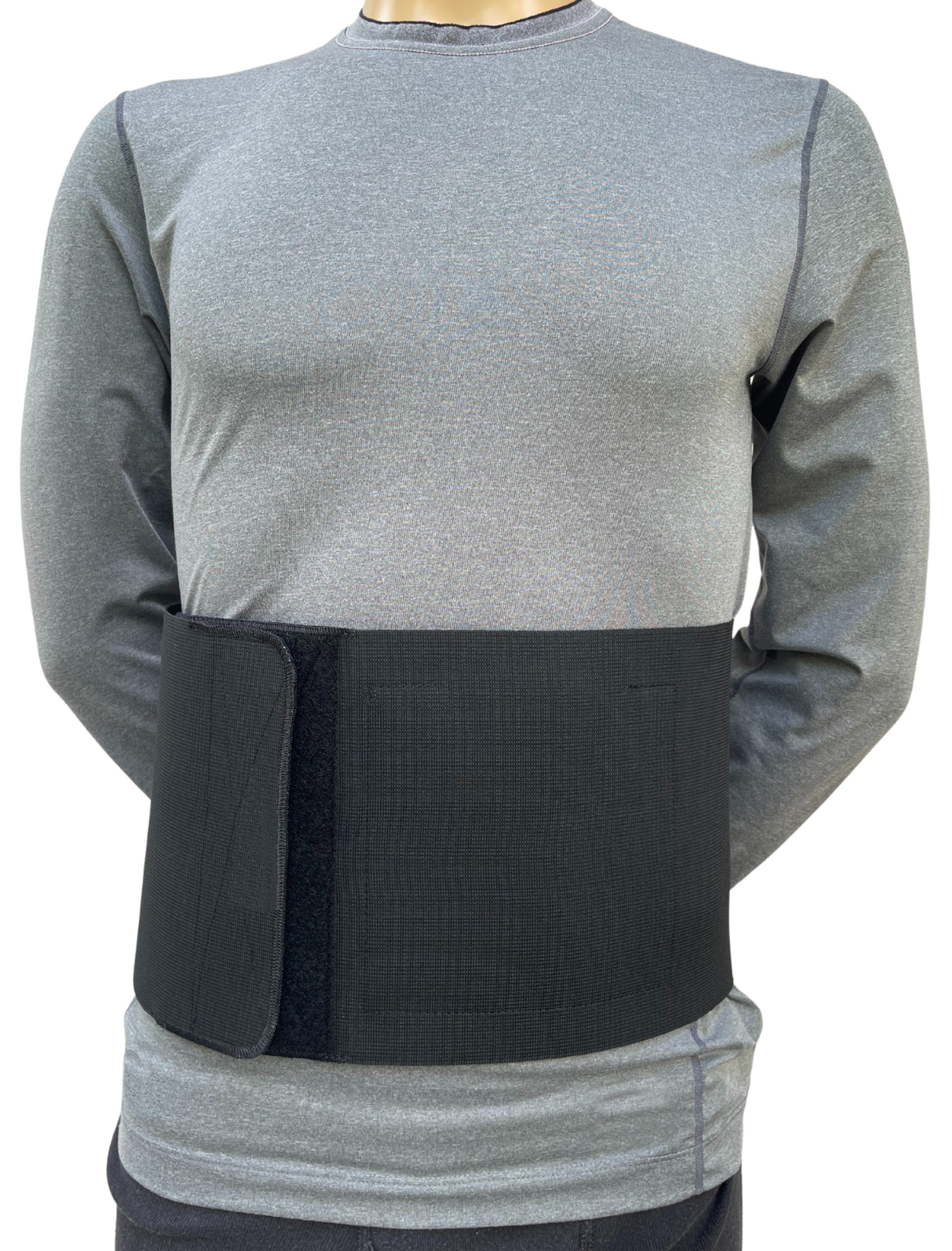 FlexaMed Umbilical Navel Hernia Belt - 6, 8 or 10 Inch Width - Black or White | Made in USA