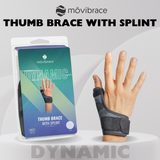 Movibrace Thumb Brace | For Left or Right Hand (L/XL)