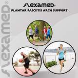 FlexaMed Plantar Fasciitis Arch Support w/ PORON Cushion (Pair) | Made in the USA