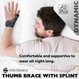 Movibrace Thumb Brace | For Left or Right Hand (L/XL)