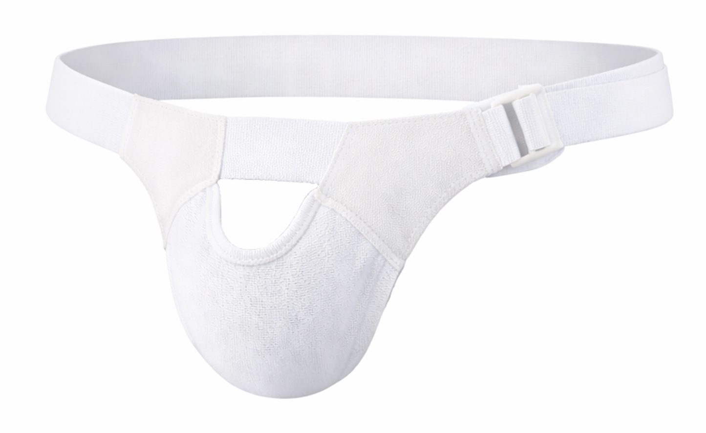 FlexaMed Suspensory Scrotal Support with or without Leg Straps | For Enlarged Scrotum, Hydrocele, Prostate and Vasectomy Relief