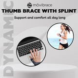 Movibrace Thumb Brace | For Left or Right Hand (L/XL)