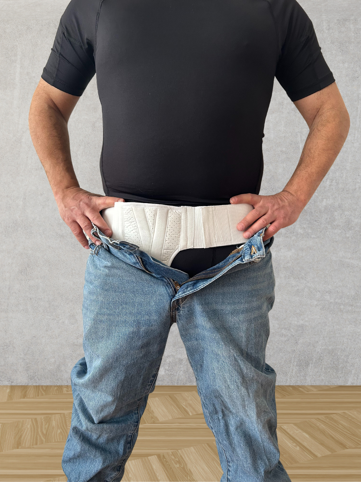 FlexaMed Inguinal Hernia Groin Belt | Made in the USA | Left, Right or Bilateral Inguinal Hernia Compression