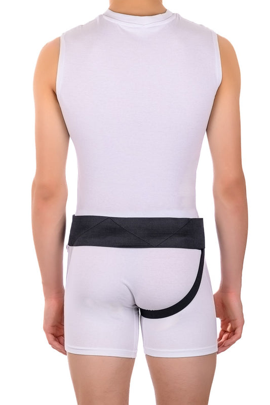 FlexaMed Inguinal Hernia Support Belt – Adjustable Groin Support Truss for Men & Women (Left, Right or Double Support)