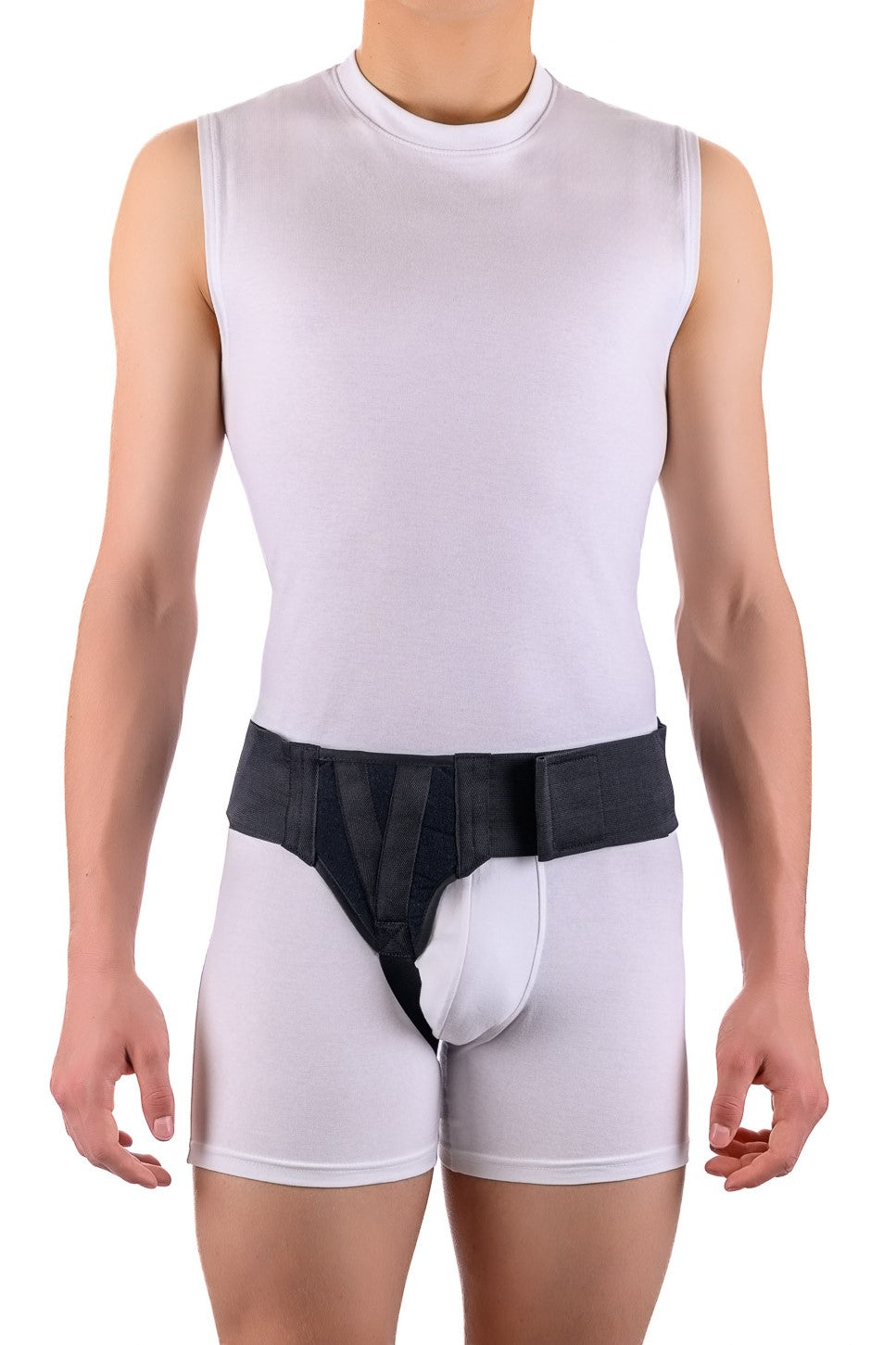 FlexaMed Inguinal Hernia Groin Belt | Made in the USA | Left, Right or Bilateral Inguinal Hernia Compression