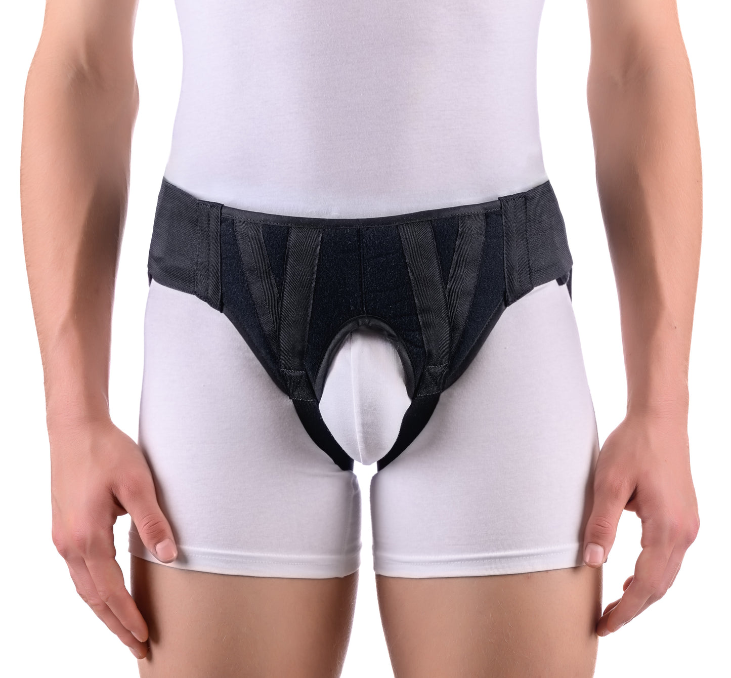 FlexaMed Inguinal Hernia Groin Belt | Made in the USA | Left, Right or Bilateral Inguinal Hernia Compression