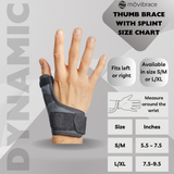 Movibrace Thumb Brace | For Left or Right Hand (L/XL)