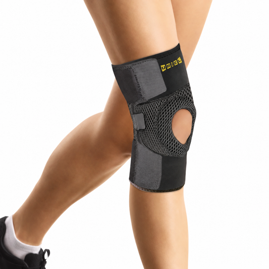 Uriel Active Adjustable Neoprene Knee Support with Open Patella (One Size Fits S-l)