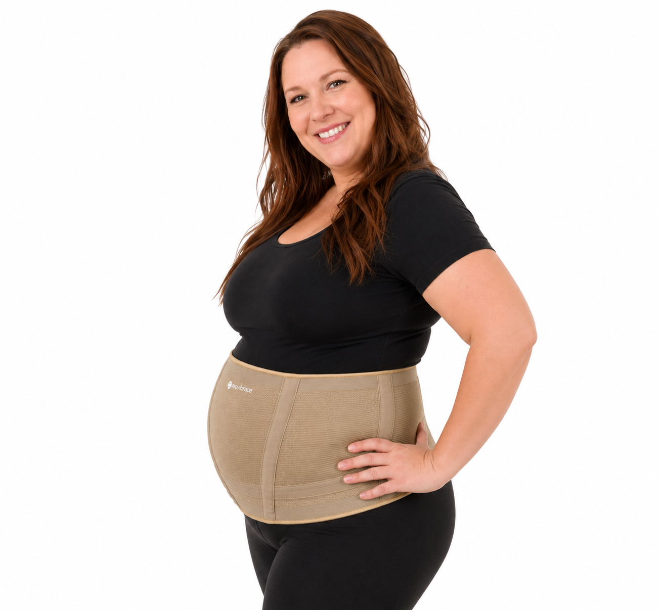 Movibrace Abdominal Binder for Hanging Belly & Panniculus – Adjustable Compression Support Belt with Lower Back Support