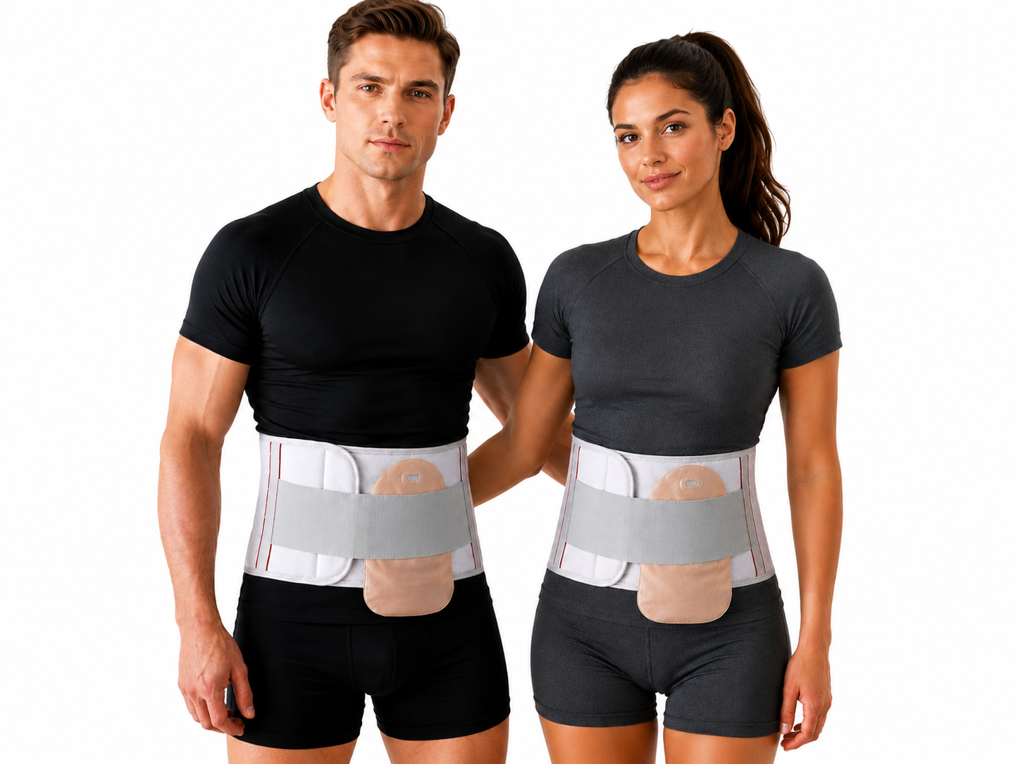 FlexaMed Ostomy Belt – Adjustable Ostomy Pouch Support Belt for Men & Women