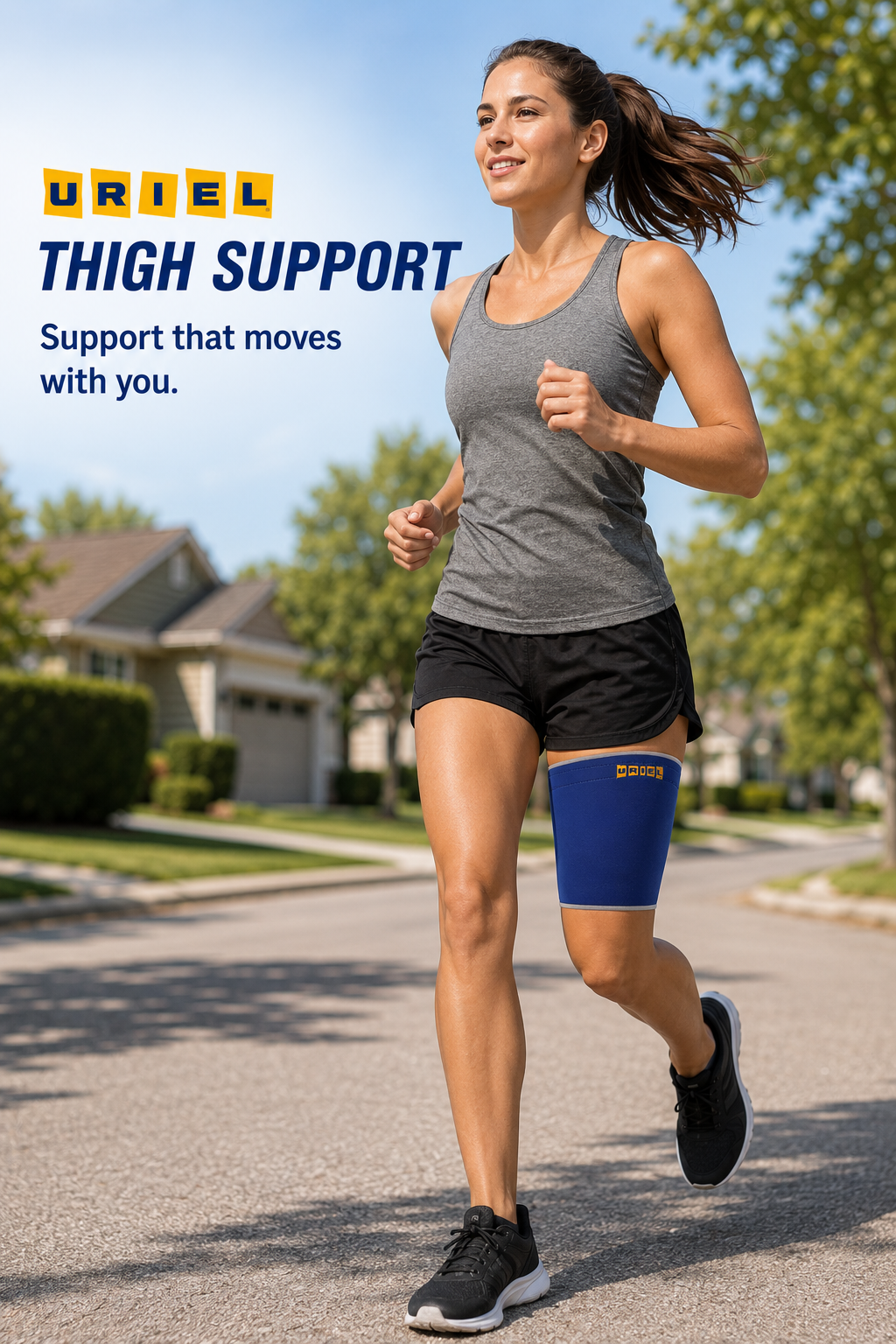URIEL Thermo Neoprene Thigh and Quad Support