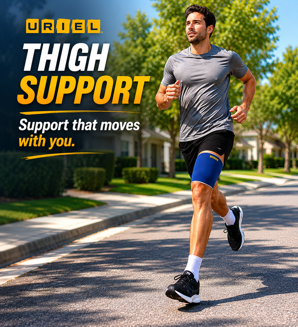 URIEL Thermo Neoprene Thigh and Quad Support