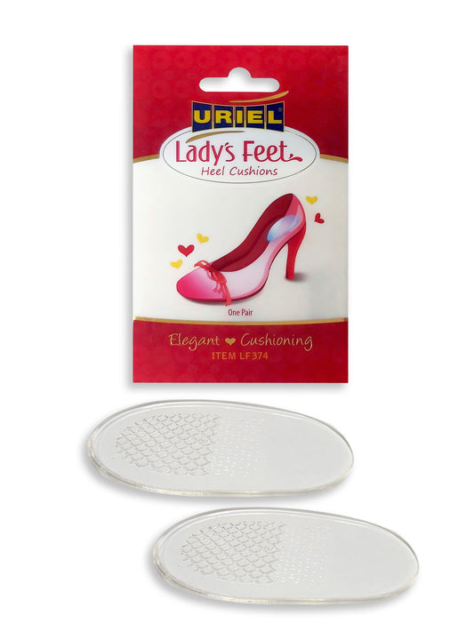 Uriel Lady's Silicone Heel Cushions for High-Heeled Shoes