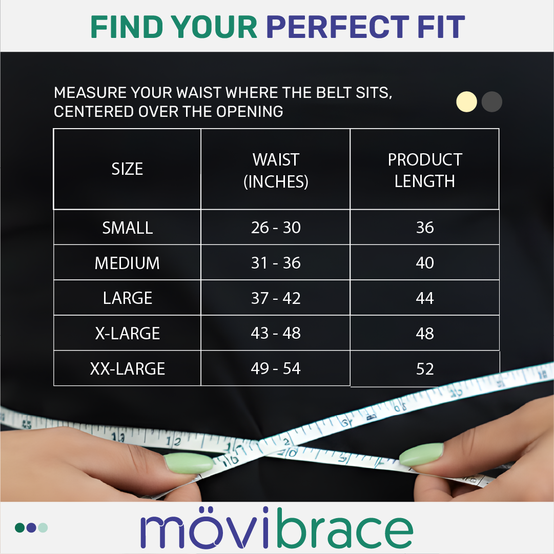 Mövibrace Ostomy Belt – Abdominal Support Belt for Colostomy & Ileostomy Surgery