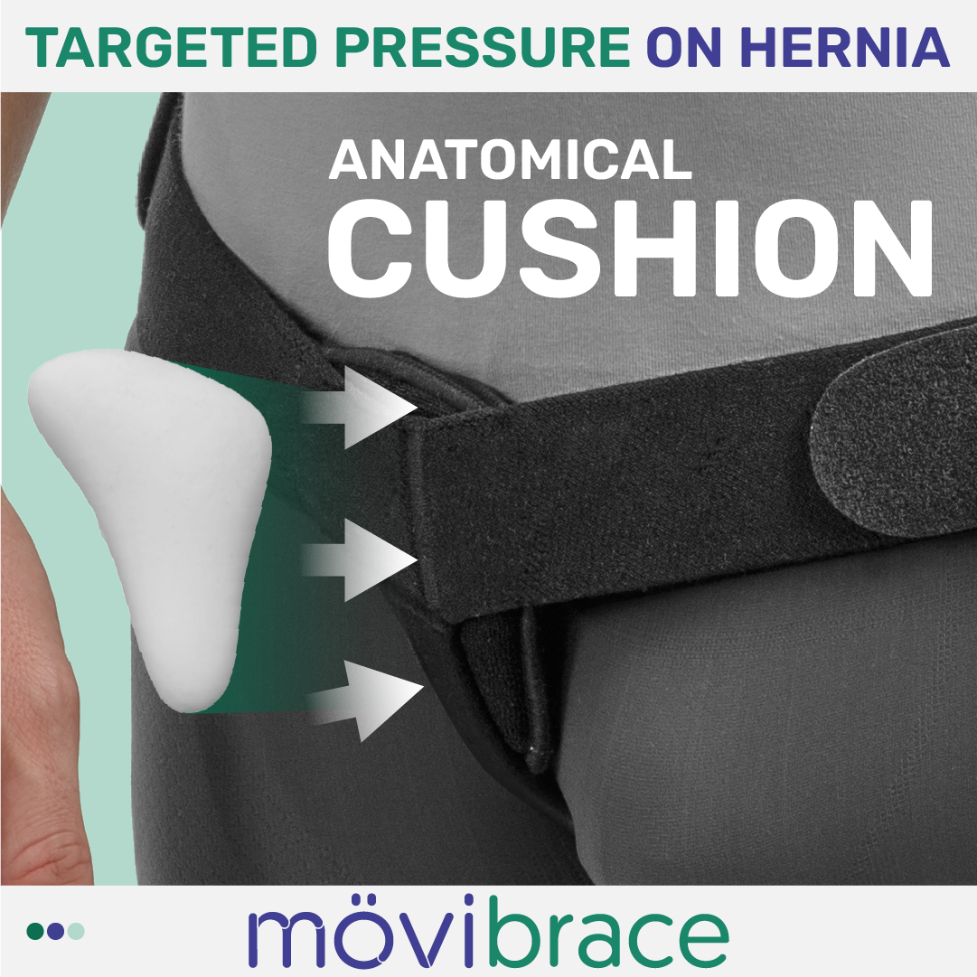 Mövibrace Inguinal Groin Hernia Belt | Left, Right or Double | Unisex