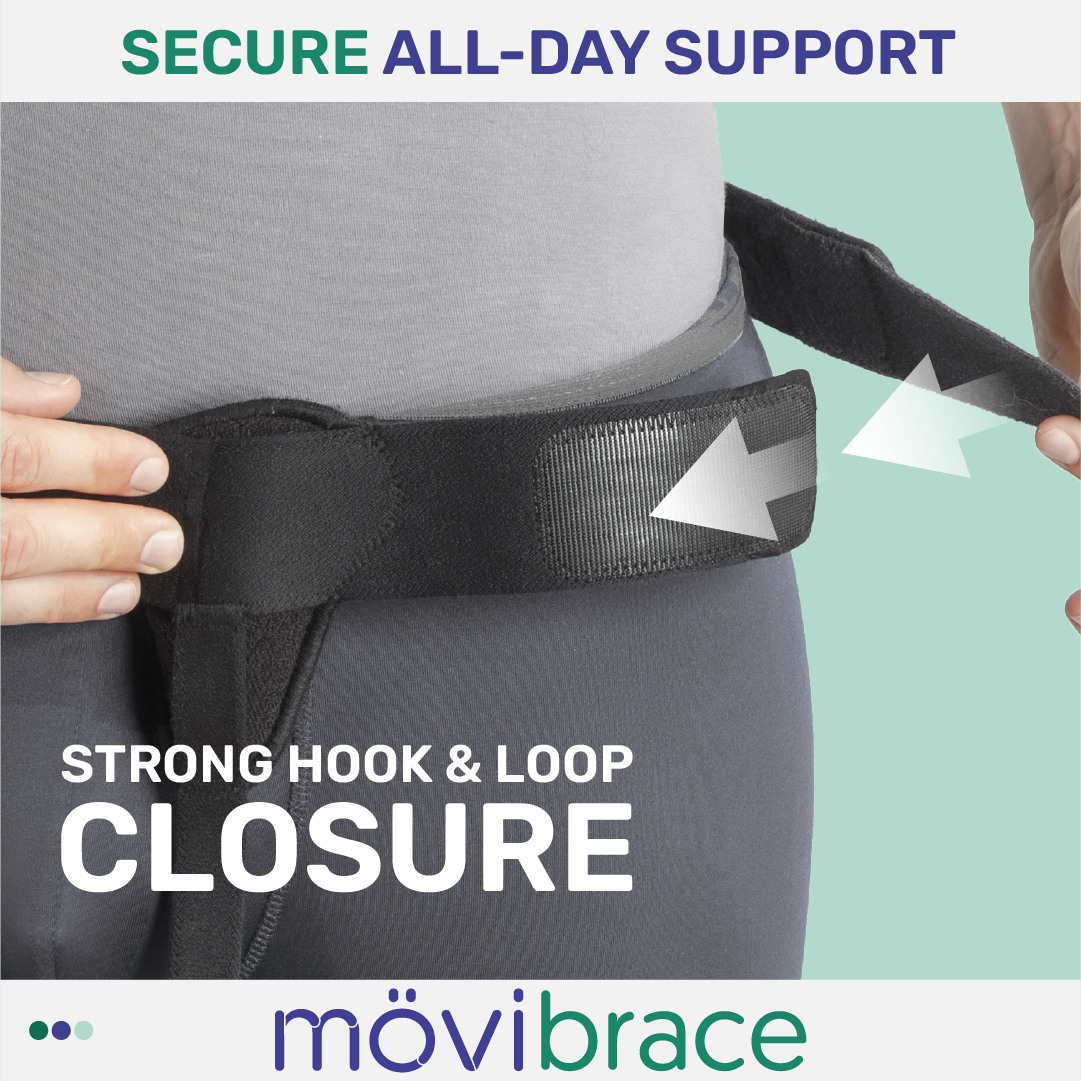 Mövibrace Inguinal Groin Hernia Belt | Left, Right or Double | Unisex