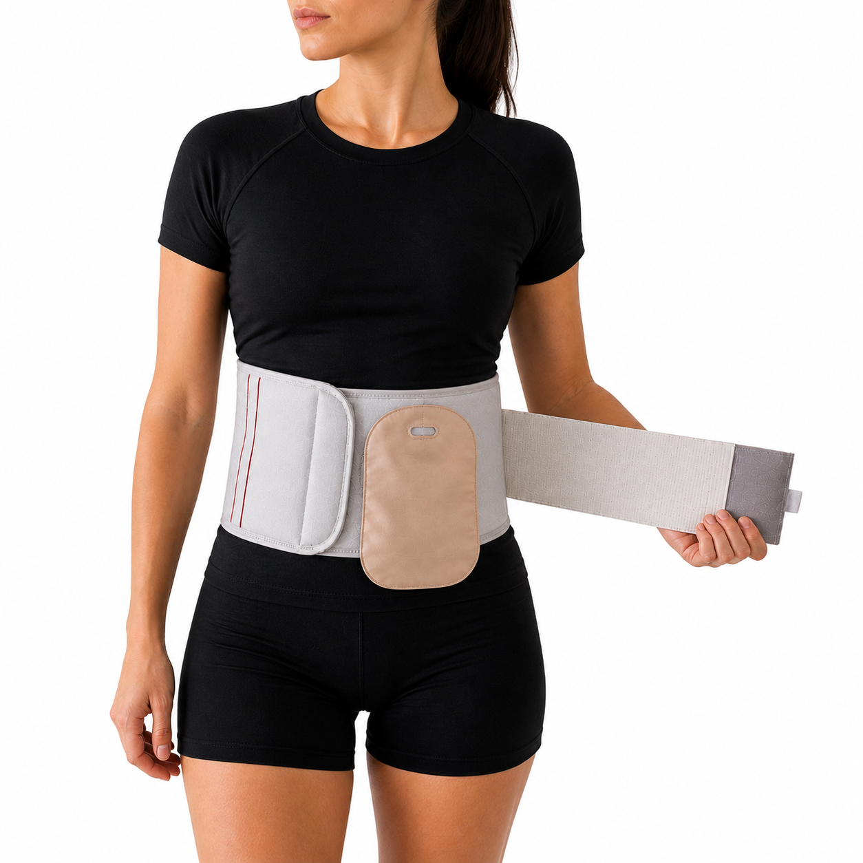 FlexaMed Ostomy Belt – Adjustable Ostomy Pouch Support Belt for Men & Women