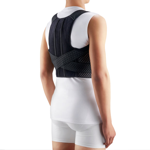 Tonus Elast Upper Back Brace Posture Corrector and Straightener with Metal Inserts for Spine, Upper Back, Neck, Shoulder and Clavicle Support
