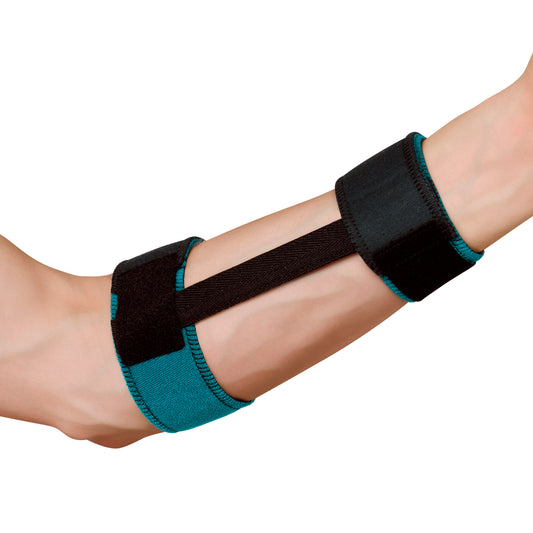 Use the Tennis and Golf Elbow Splint for tennis and golfer's elbow lateral and medical epicondylitis, tendonitis, and swelling Helps provide firm, stabilizing protection, relief and compression to the elbow Unique dual elastic straps for wrist and forearm Rigid metal stays between straps helps reduce vibration One size - Adjustable - use on left or right arm