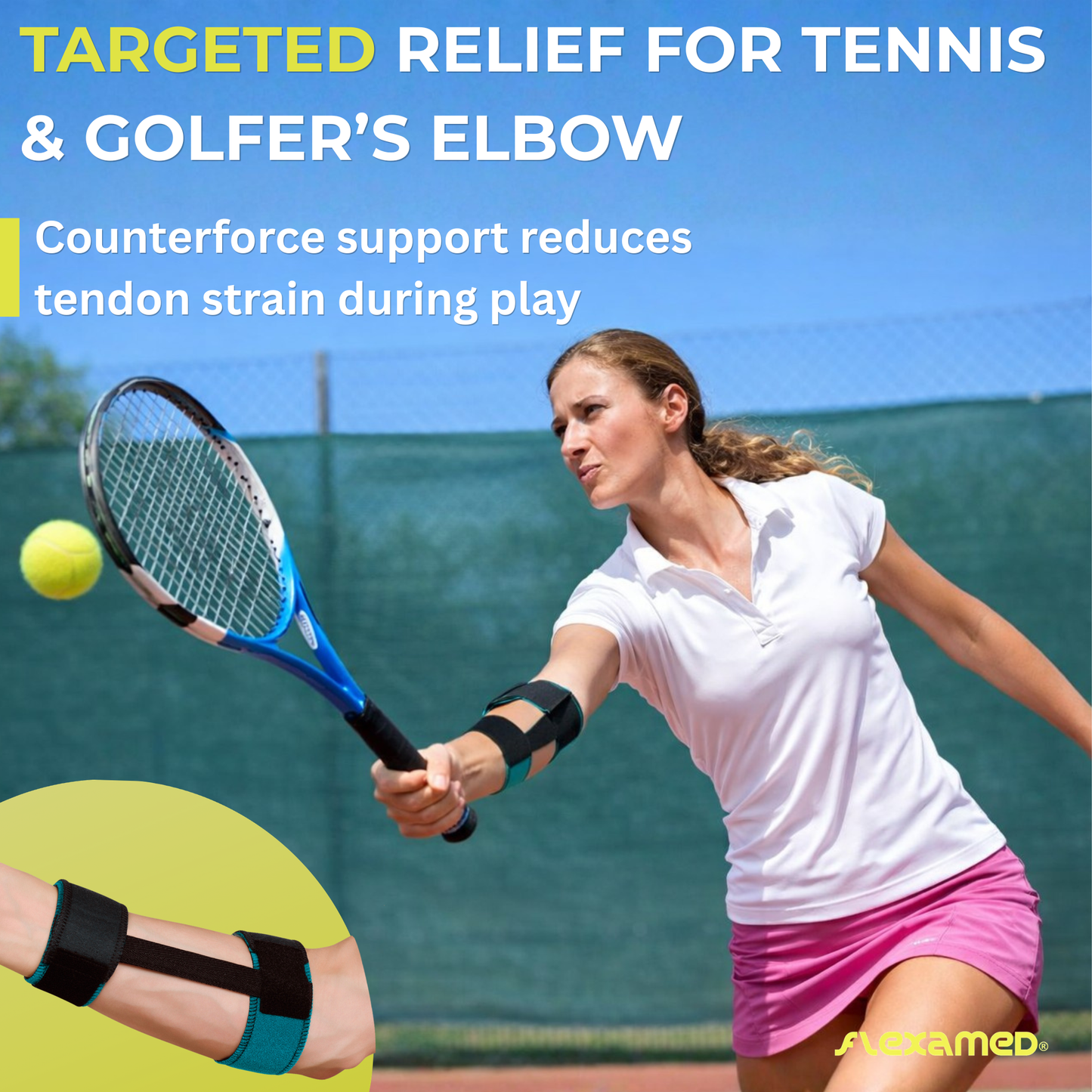 FlexaMed Tennis and Golfer's Elbow Splint