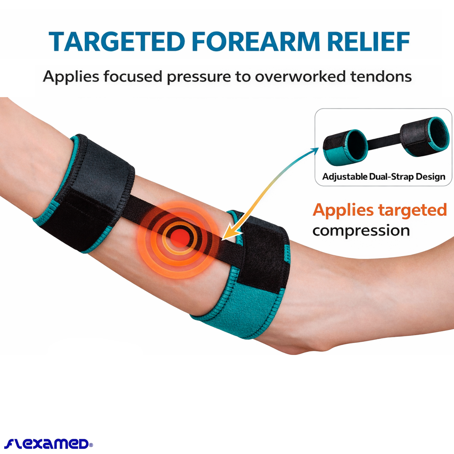 FlexaMed Tennis and Golfer's Elbow Splint