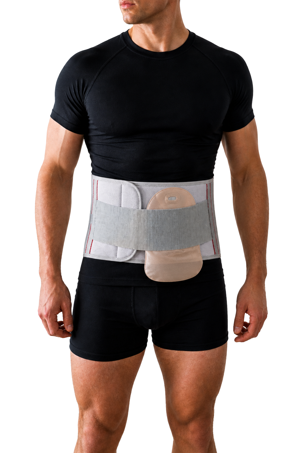 FlexaMed Ostomy Belt – Adjustable Ostomy Pouch Support Belt for Men & Women