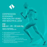 Tonus Elast Extra Soft Knee-High Medical Compression Stockings - Closed Toe - Unisex - 23-32 mmHg Class II