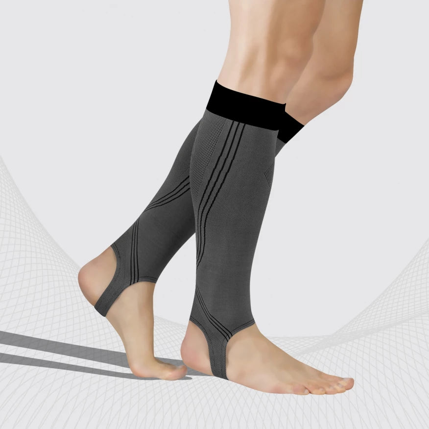 Tonus Elast Compression Stockings Athletic Leg Sleeves with Foot Loops from Ankle to Knee 18-21 mmHg | Regular & Tall Length, Class I (Copy)
